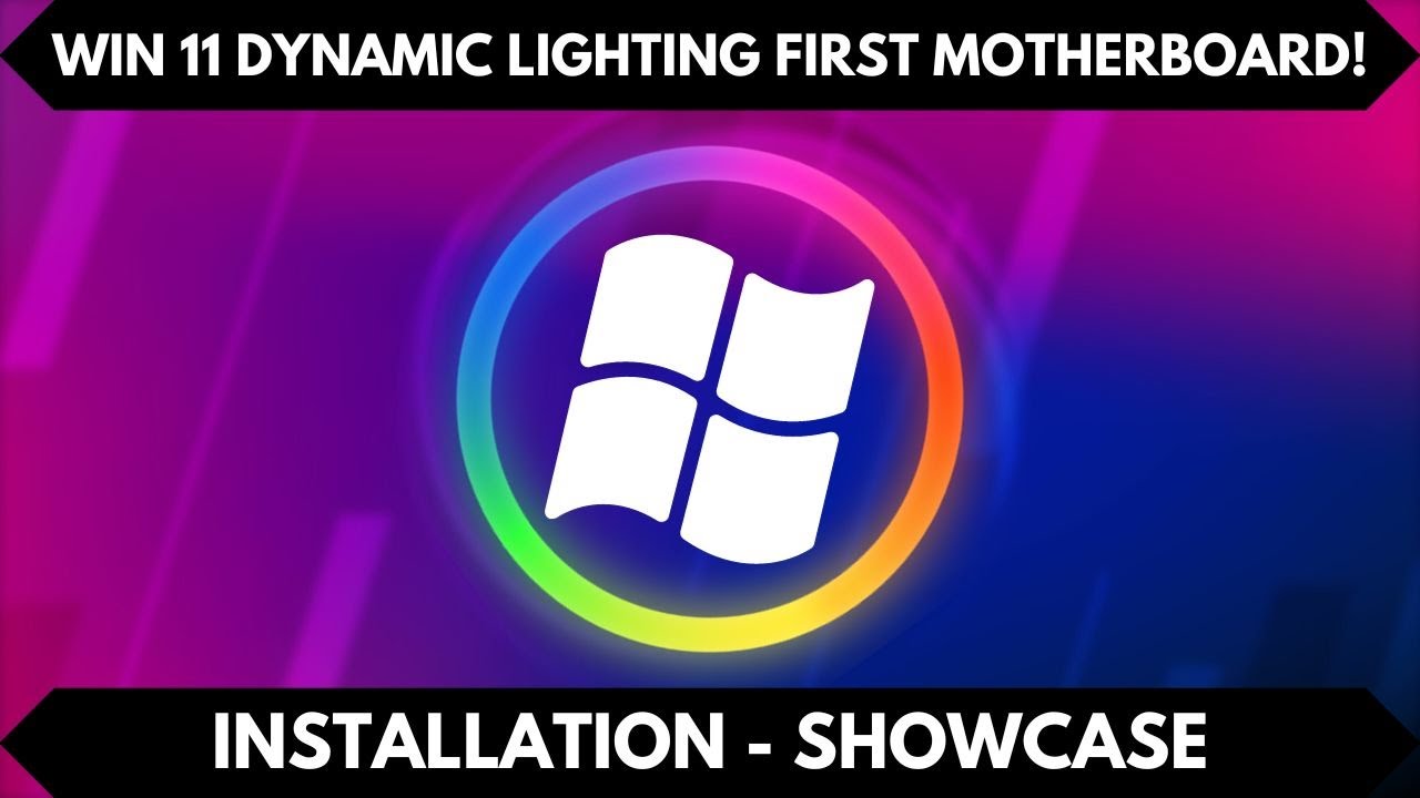 Windows 11 Dynamic Lighting first supported Motherboard tested!