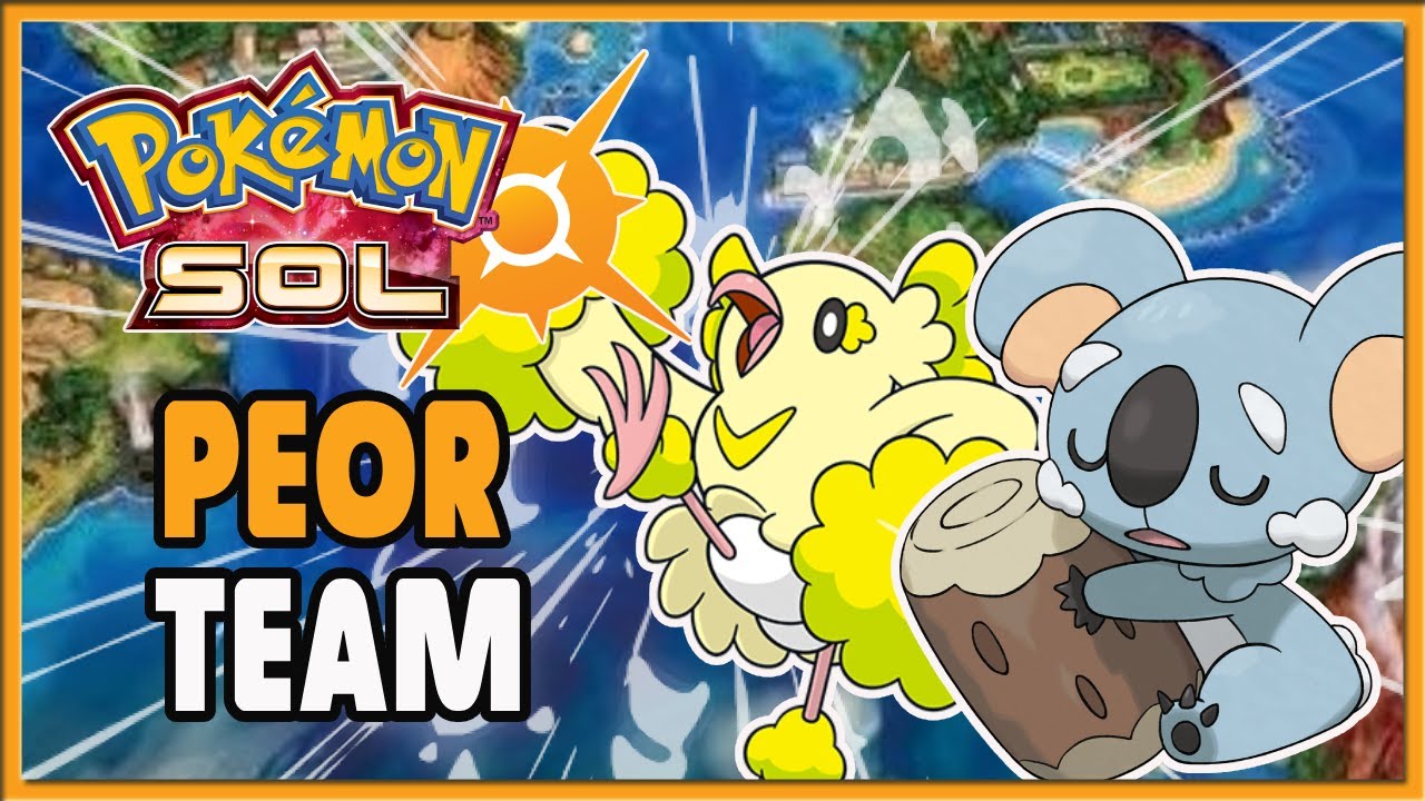 ¿Puedo pasar POKÉMON SOL CON EL PEOR EQUIPO SEGUN CHAT GPT ?