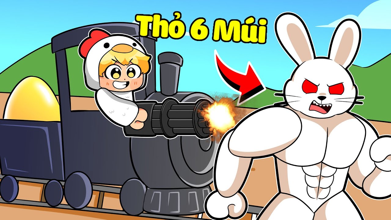 Tô Gà Tiêu Diệt Boss Thỏ 6 Múi Mạnh Nhất Trong Deadrails Roblox
