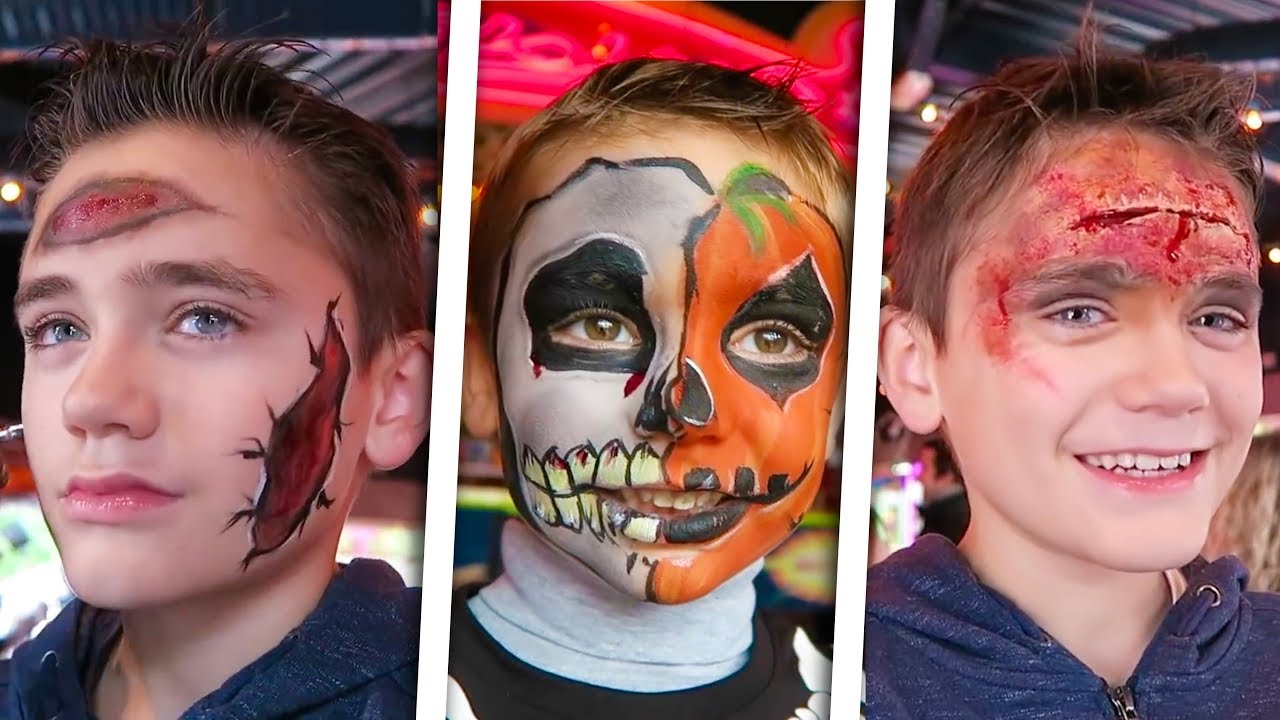 TOUS NOS MAQUILLAGES D'HALLOWEEN - Blessure, Joker, Squelette Calavera... - Compilation Swan et Néo