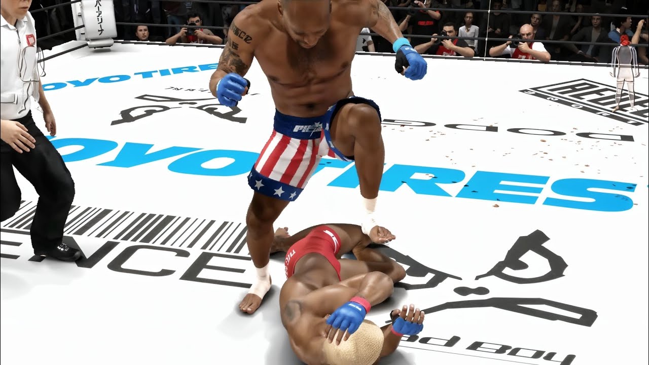 UFC Undisputed 3 (4K 60FPS) Лучшие нокауты и нокдауны, подборка №1