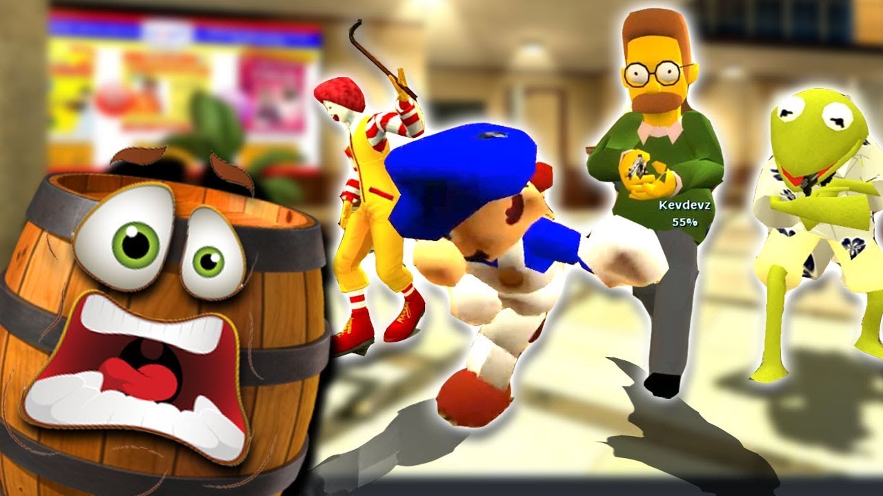 10 Nintendo Youtubers play Prop Hunt ft. Nathaniel Bandy, SimpleFlips + more! [MINUS WORLD]