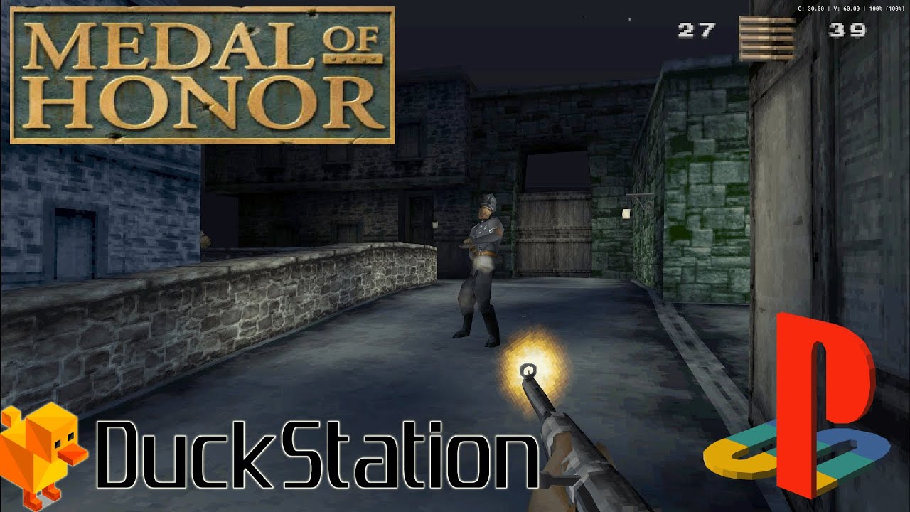 Medal of Honor (1999) - DuckStation: 4K internal res., perspective correction and more - PSX games 8