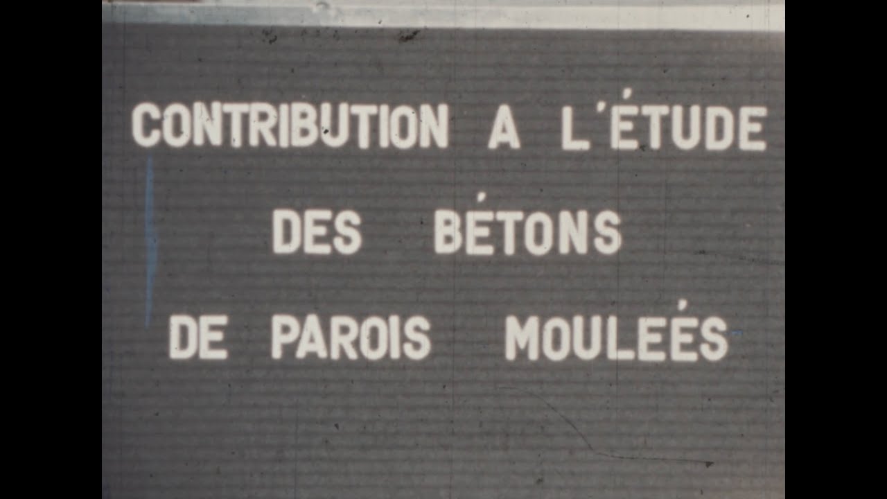 Contribution à l'étude des bétons de parois moulées ( LCPC 1959)