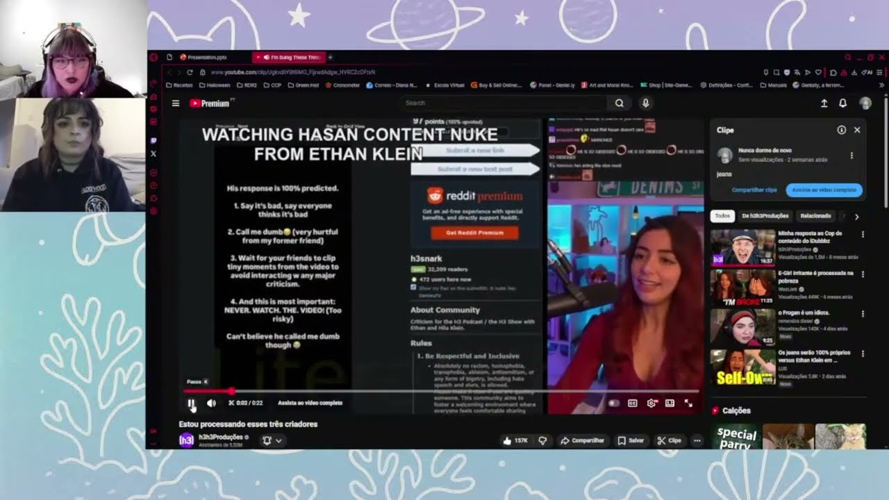 Processo entre Kaceytron e H3H3