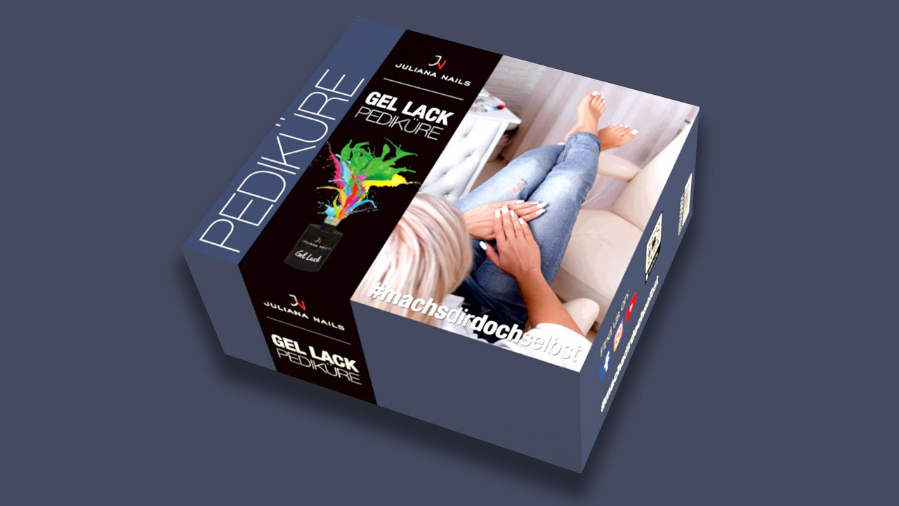 Pedik&uuml;re Gel Lack Set &ndash; So funktioniert's! | Juliana Nails #juliananails #nailart #gellack