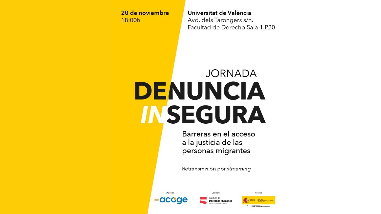 Jornada Denuncia IN-Segura: barreras en el acceso a la justicia de las personas migrantes