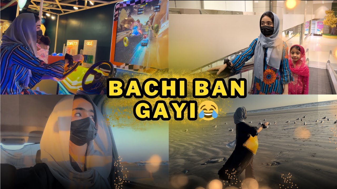 Sari Shopping Hogai 👍| seaview mai parindo ko khana khilaya | Mall ma bachi ban gai🤭