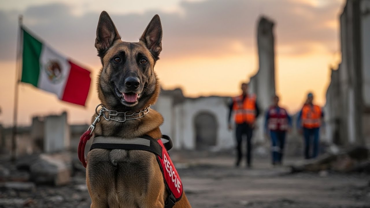 Ecko El Perro que Desafió al Silencio Tras el Terremoto de Mexico