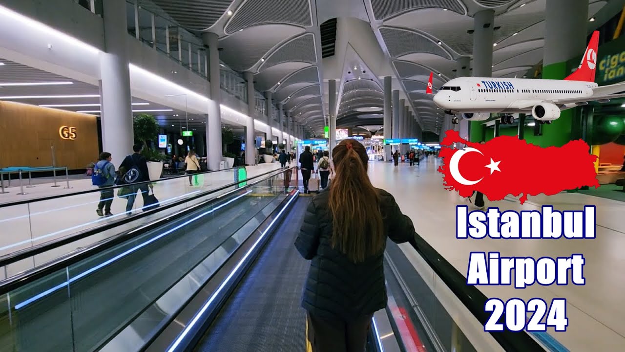 Istanbul Airport Domestic Departure, October 2024 | 4k UHD 60FPS |