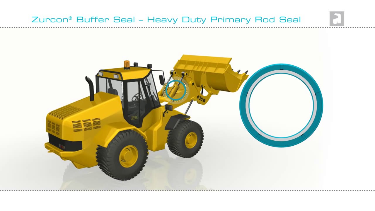 Hydraulic Buffer Seal Rod Polyurethane    Trelleborg Sealing Solutions