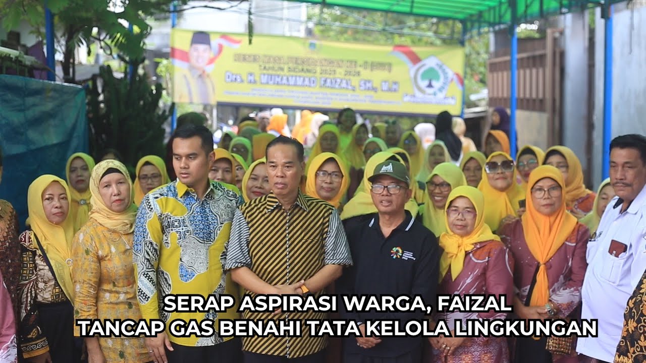 Serap Aspirasi Warga, Faizal Tancap Gas Benahi Tata Kelola Lingkungan