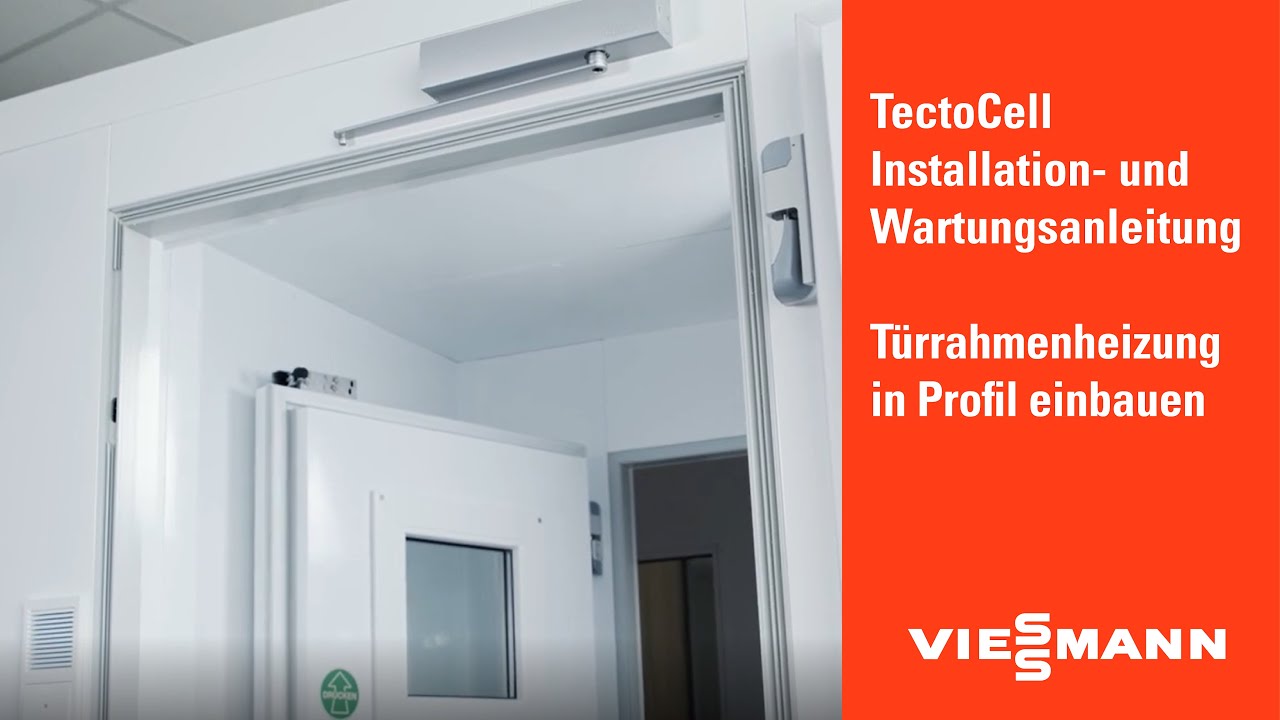 TectoCell Kühlzellen: Türrahmenheizung einbauen | Viessmann Kühllösungen