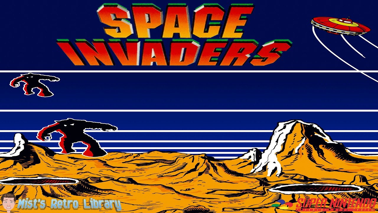 Mist's Retro Library Ep. 795: Space Invaders - Full Game! [Super Nintendo]