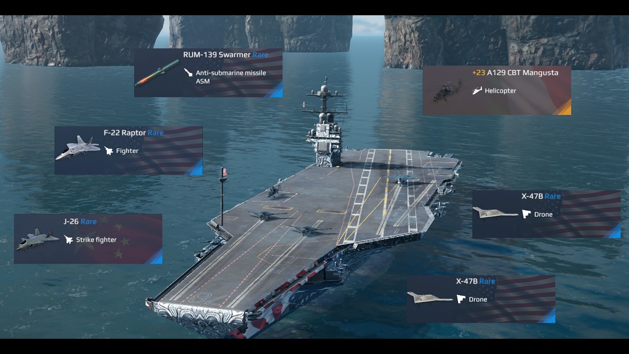 Playing the USS Gerald R. Ford (CVN-78) in modern war ships #modernwarships #ships
