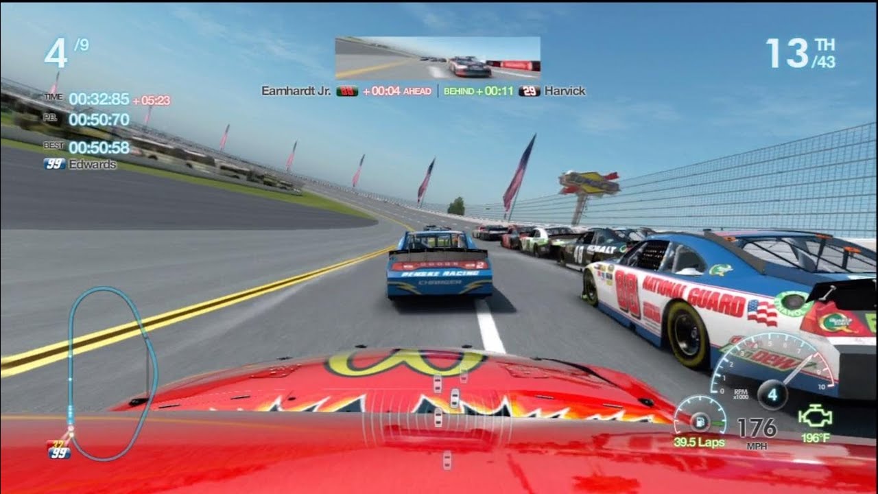 Talladega Race 10 Gameplay Career Mode Nascar The Game Inside Line