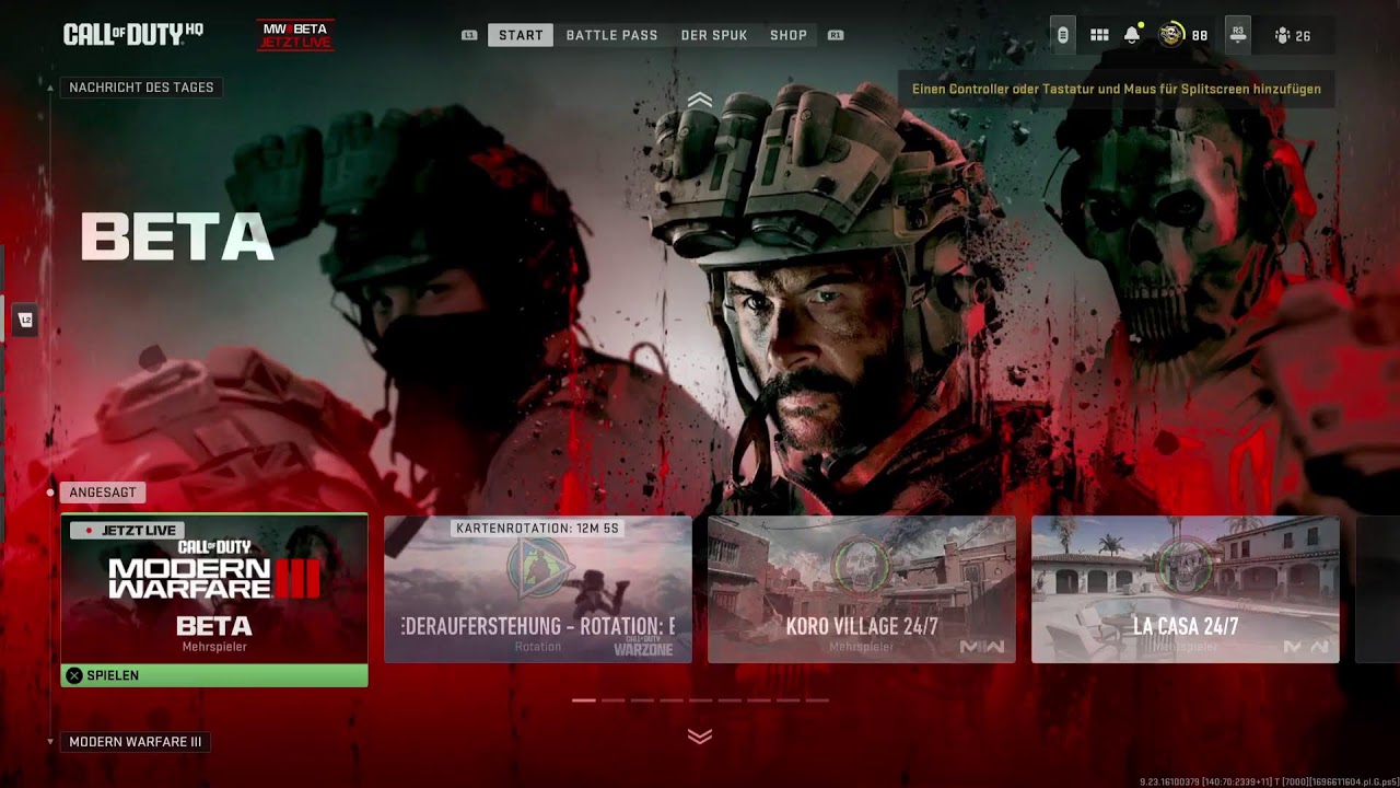 Cod beta