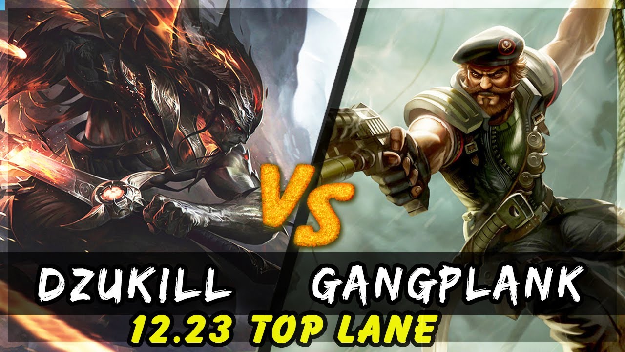 Dzukill - Yasuo vs Gangplank TOP Patch 12.23 - Yasuo Gameplay