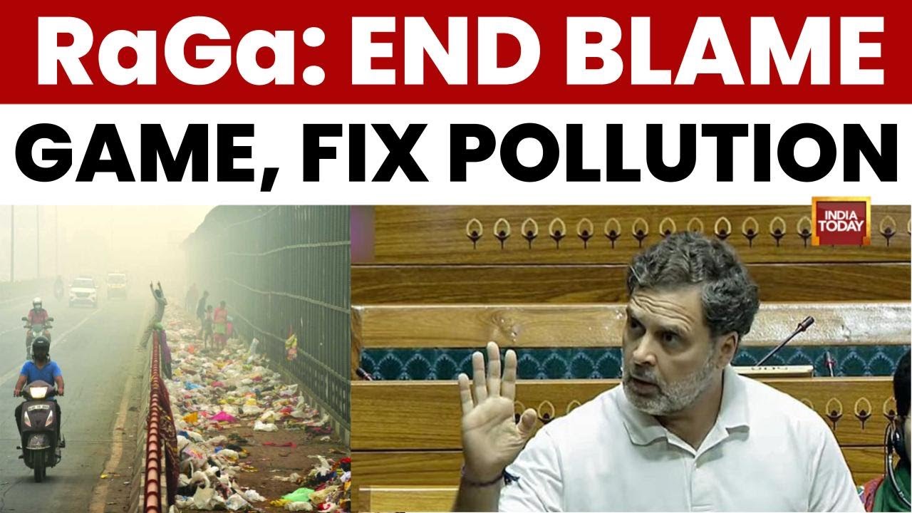 LoP Rahul Gandhi Offers Centre 'Full Cooperation' On Pollution, Seeks 'No Blame Game' Plan In Lok