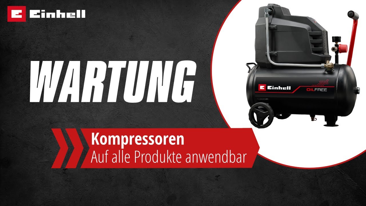 Wartung von Kompressoren | Einhell Service
