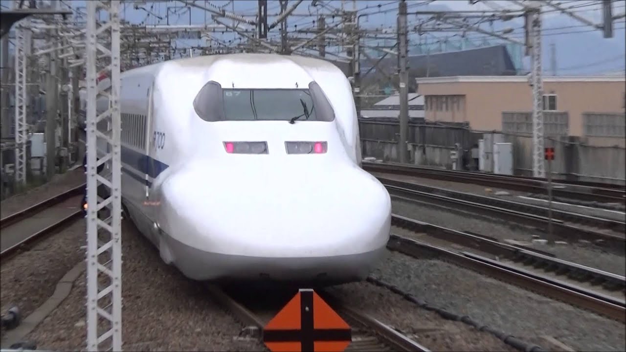 東海道新幹線 岐阜羽島駅 700系・N700系高速通過動画集 発着動画あり