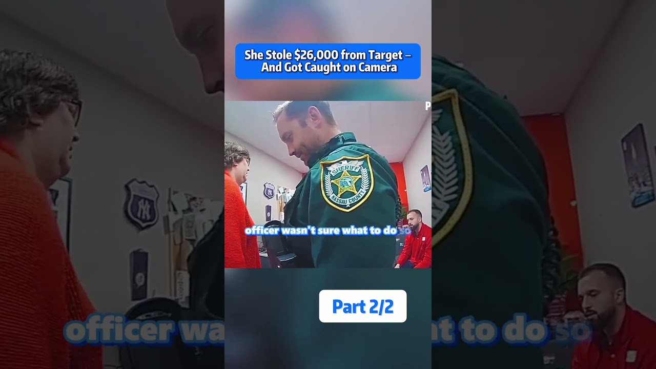 She Stole $26,000 from Target -And Got Caught on Camera Part2/2