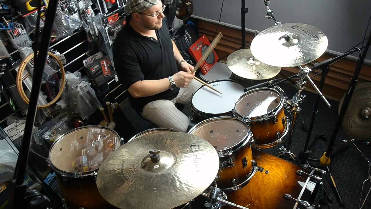 DrumStore test + Mapex Black Panther drums + Turkish Moderate Cymbals + Drummer Grzegorz Sycz