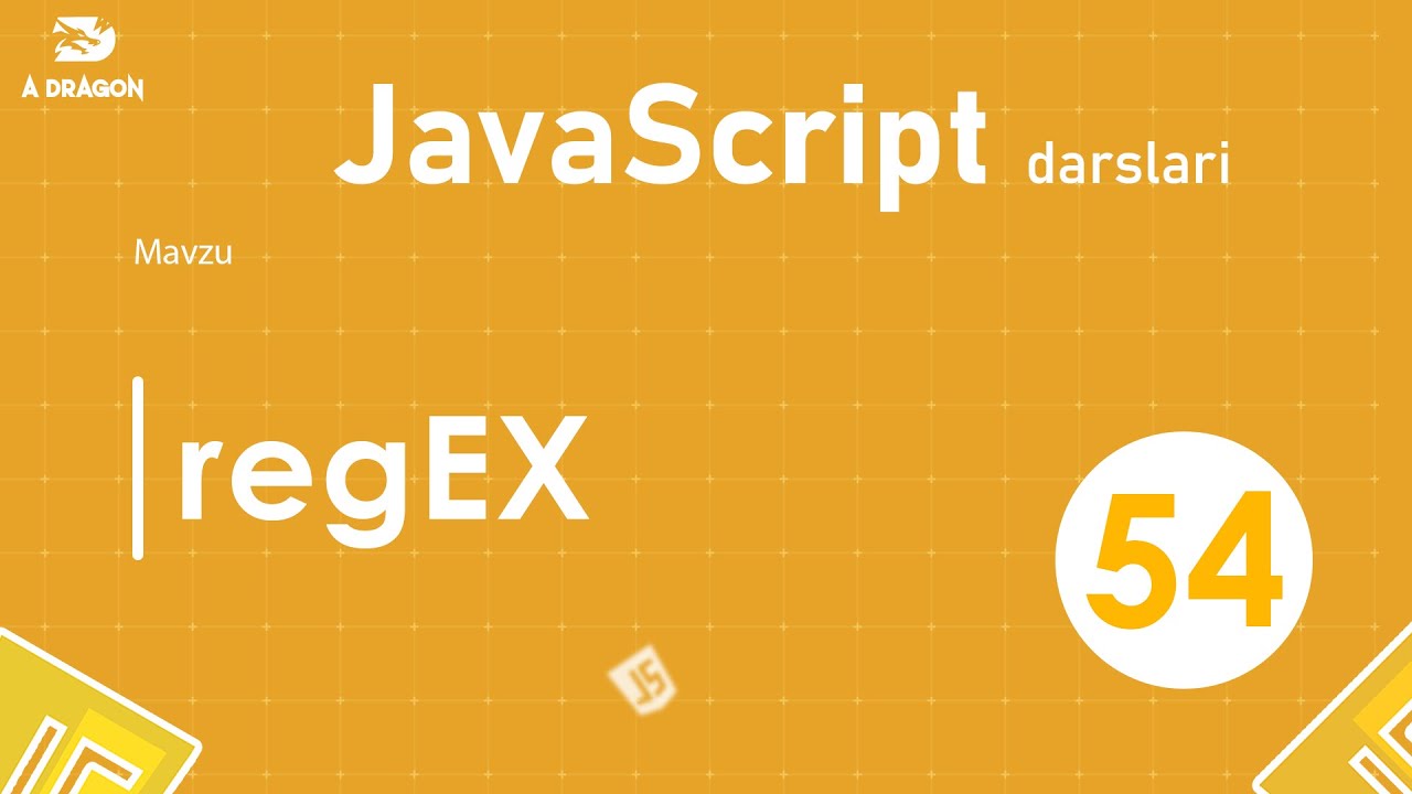 054. regEX nima ? Regular Expression  | JavaScript darslari | O'zbek tilida | JavaScript Amaliyot