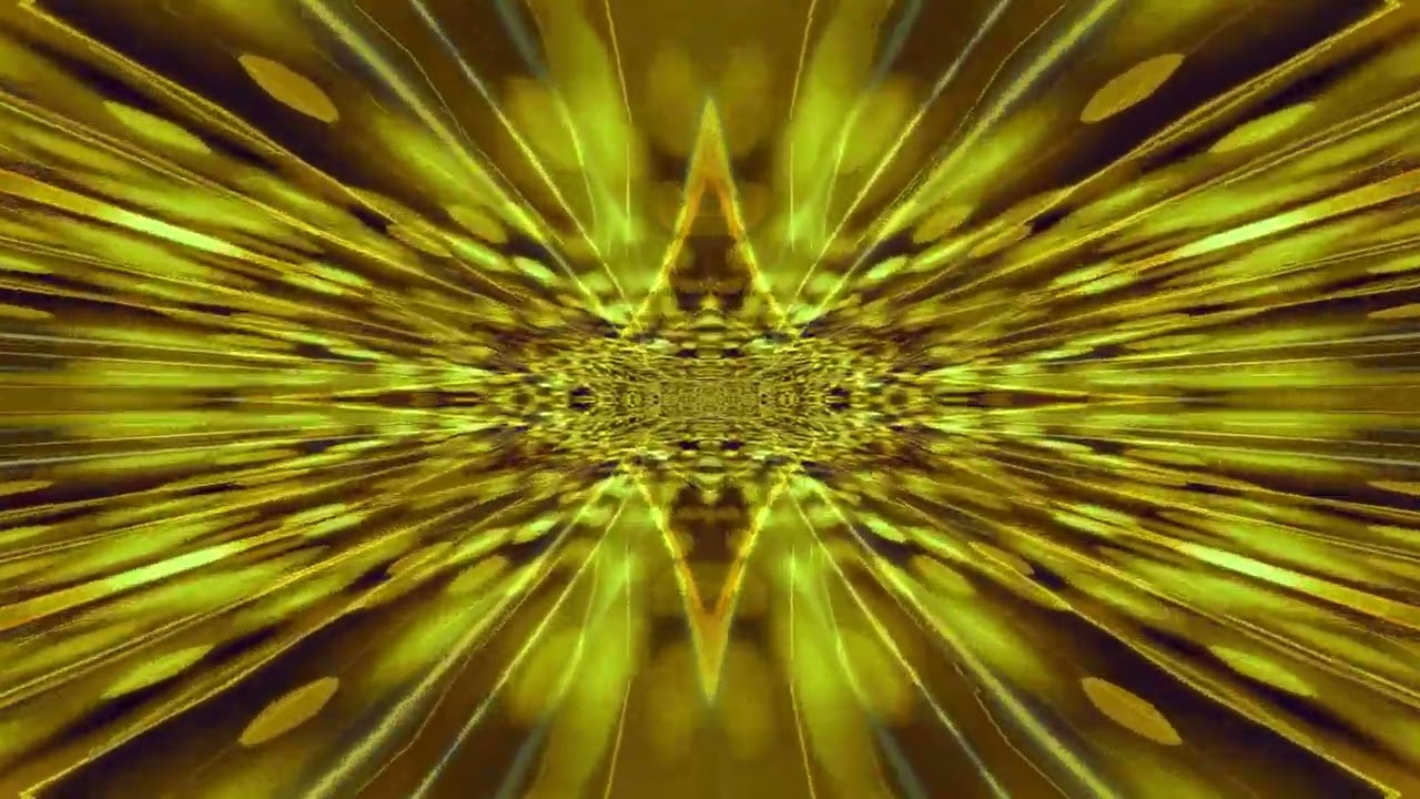 Title: 🌟 Yellow Abstract Tunnel VJ Loop – Enter a World of Vivid Creativity!