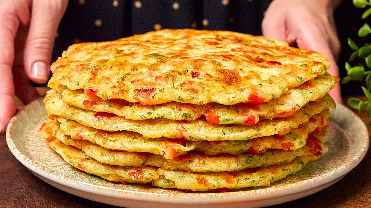 Кипяток с мукой! Нет духовки! Очень простые и вкусные лепешки на сковороде
