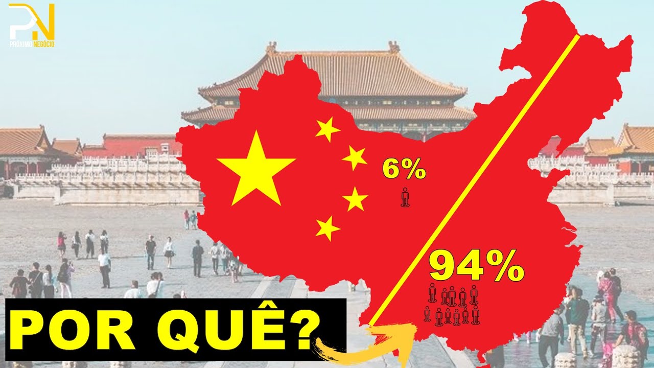 POR QUE 94% DA POPULAÇÃO CHINESA VIVE AQUI?