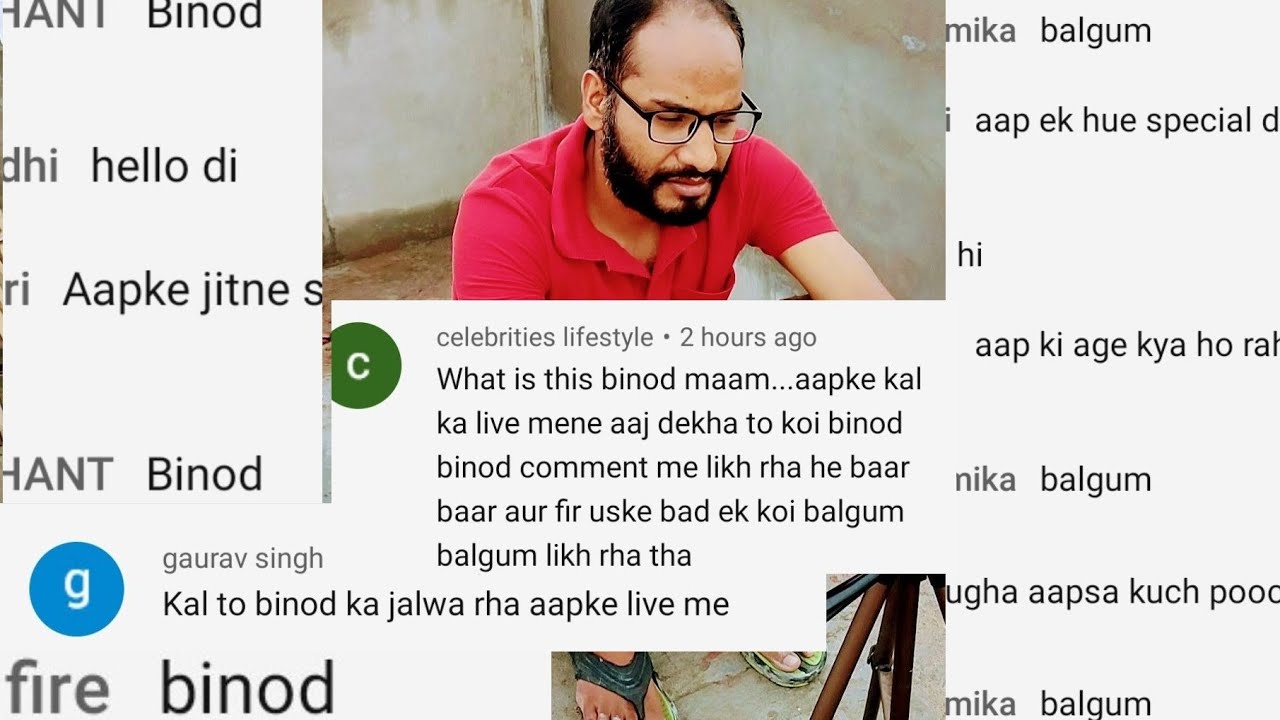 kisi ko nhi mila Binod par muje mil gya asli Binod  mummy kasam bilkul asli Binod 🤣