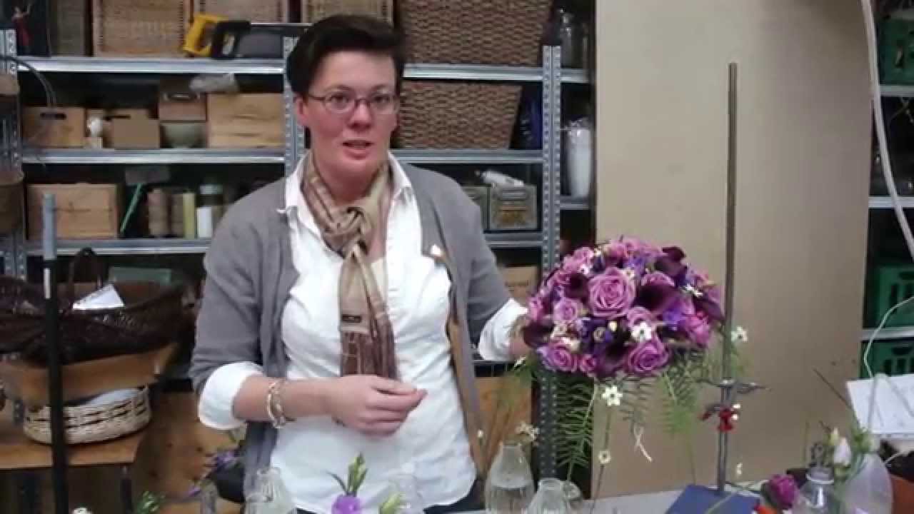 Brudebuketten har kobber bryllup