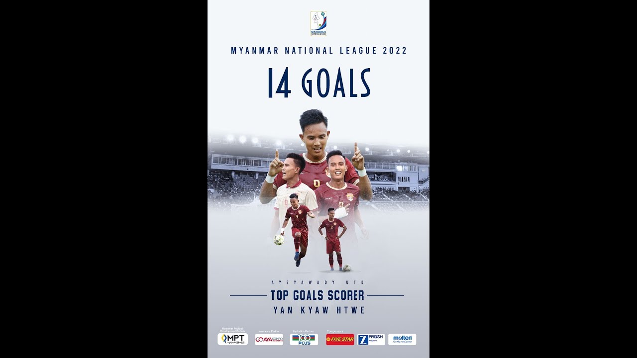 [Top Scorer's Goals] All 14 goals of Yan Kyaw Htwe in MNL 2022 season