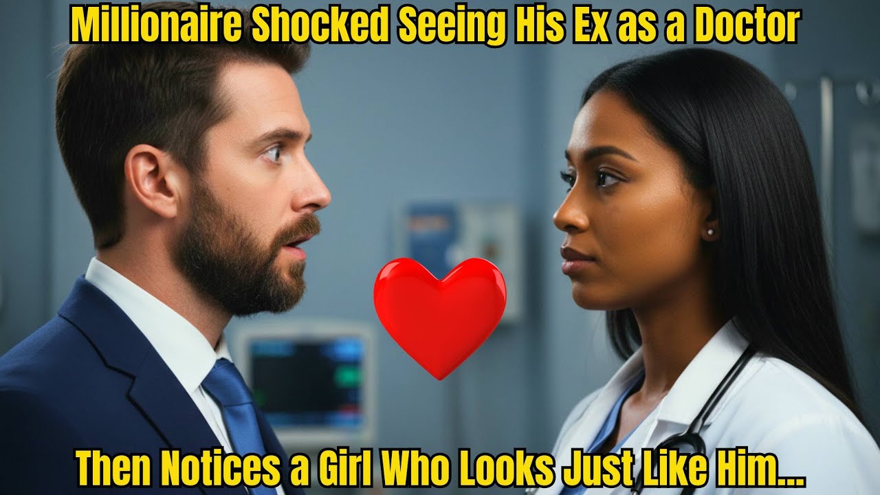 Millionaire Shocked Seeing His Ex as a Doctor — Then Notices a Girl Who Looks Just Like Him...