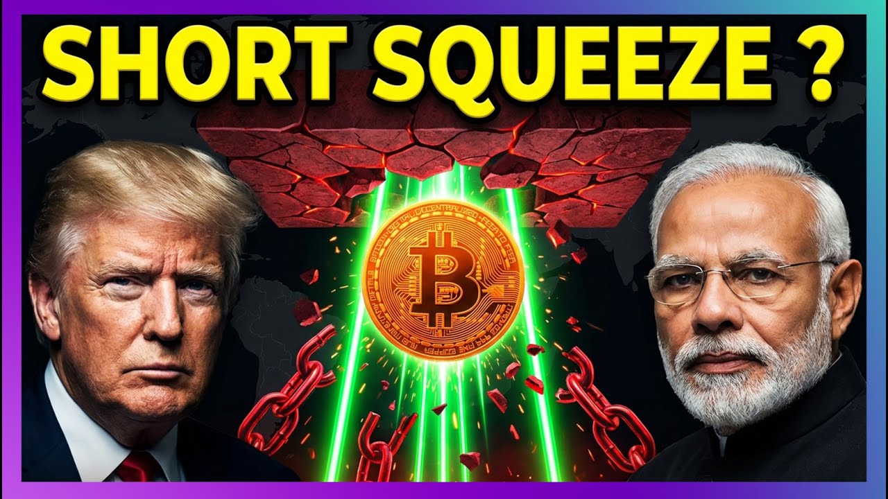 🚨 SHORT SQUEEZE sur le BITCOIN ? Le DEAL Inde-USA change tout !