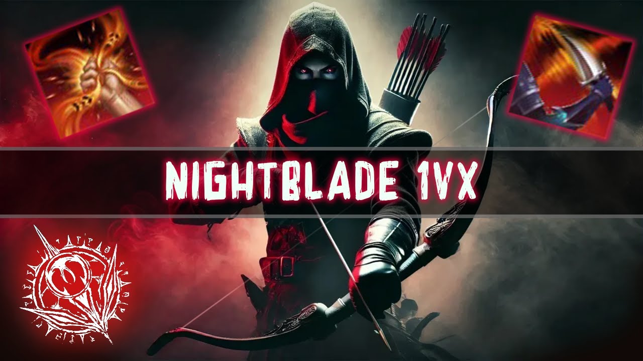 [ESO] 2H Bow Nightblade PvP | Outnumbered 1vX | 2v34 | Build Included | Stamina/Magicka | PC EU