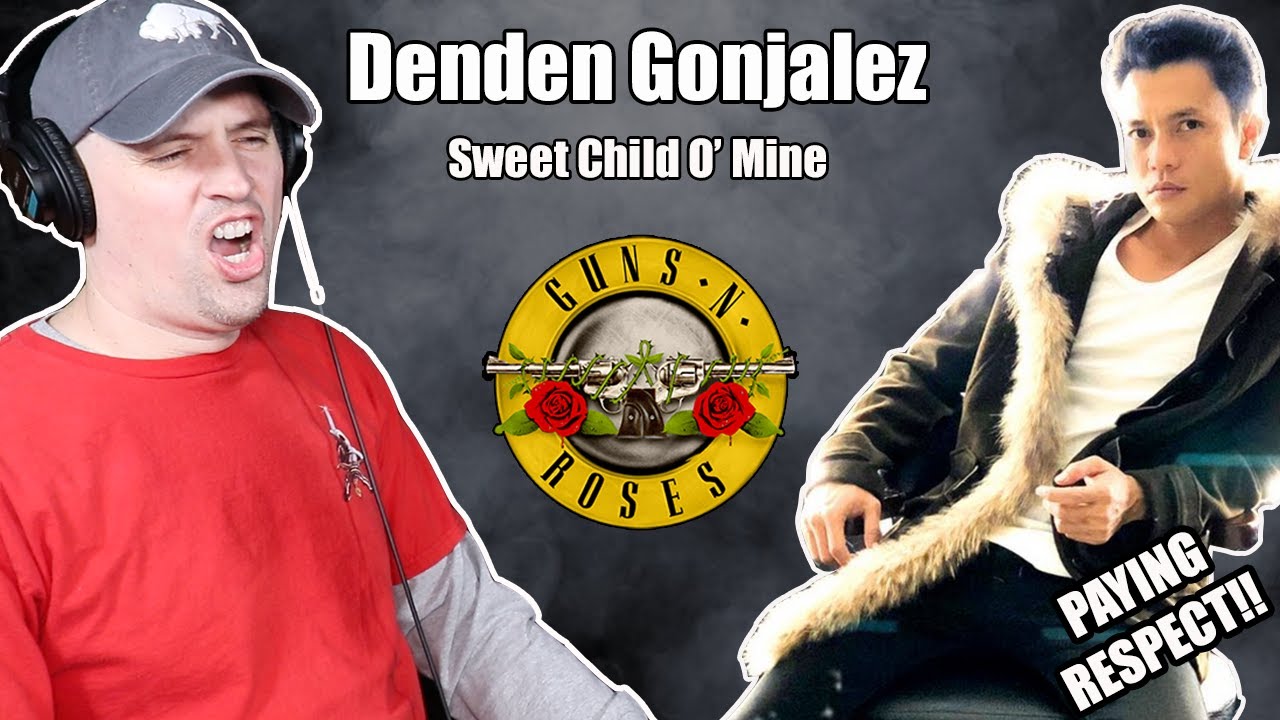 Denden Gonjalez - Sweet Child O' Mine (cover) || REACTION || 🇮🇩🎤👏