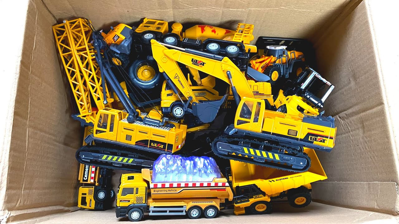 KABOLITE K350-200 DIGGER, MEGA RC TRUCKS, RC TRACTORS, RC MACHINES COLLECTION!! EXCAVATOR LESU ET30H