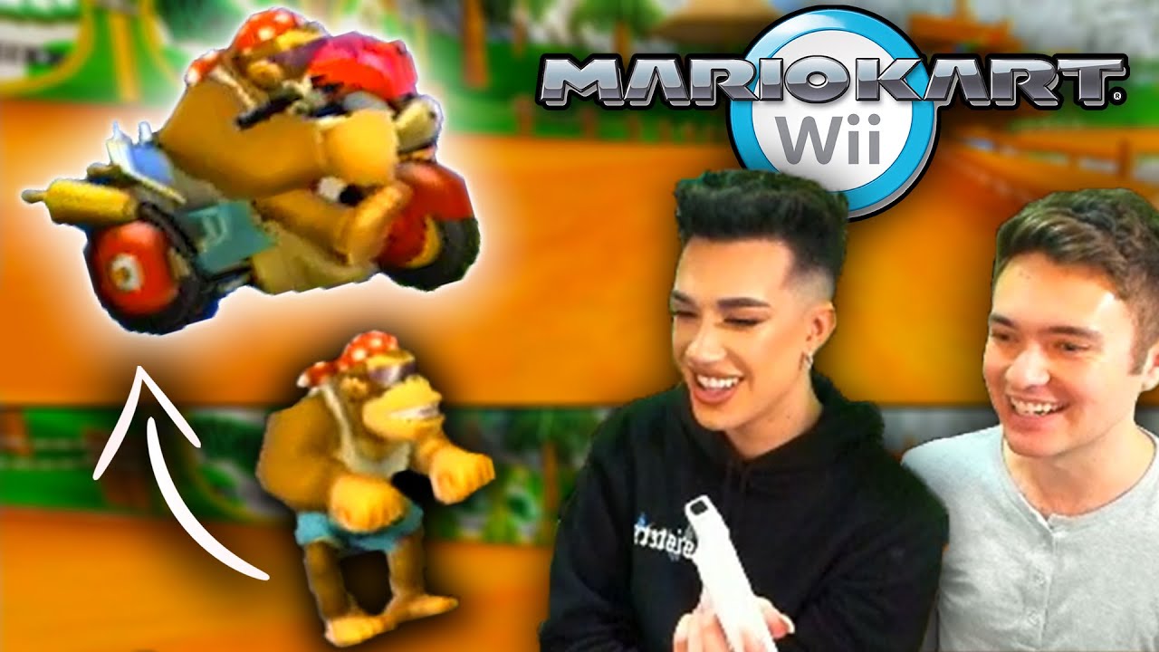 I Played Mario Kart Wii Online w/ James Charles in 2020