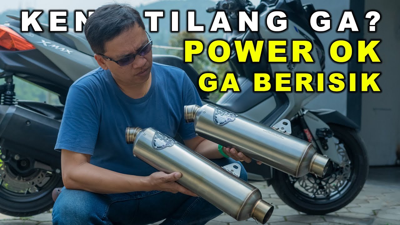 GA LANGGAR ATURAN PEMERINTAH, Knalpot Xmax ini Bikin KENCANG dan Suaranya ADEM