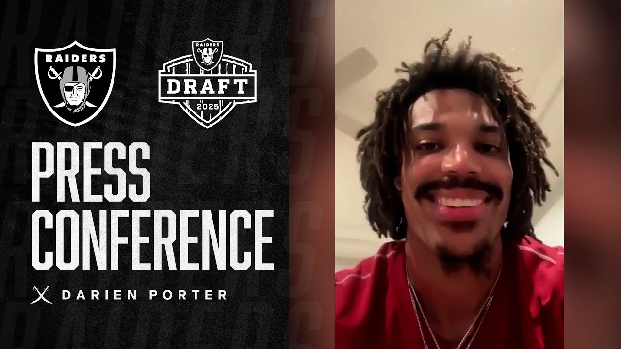 Darien Porter: &lsquo;I Couldn't be More Thankful&rsquo; | 2025 NFL Draft | Raiders