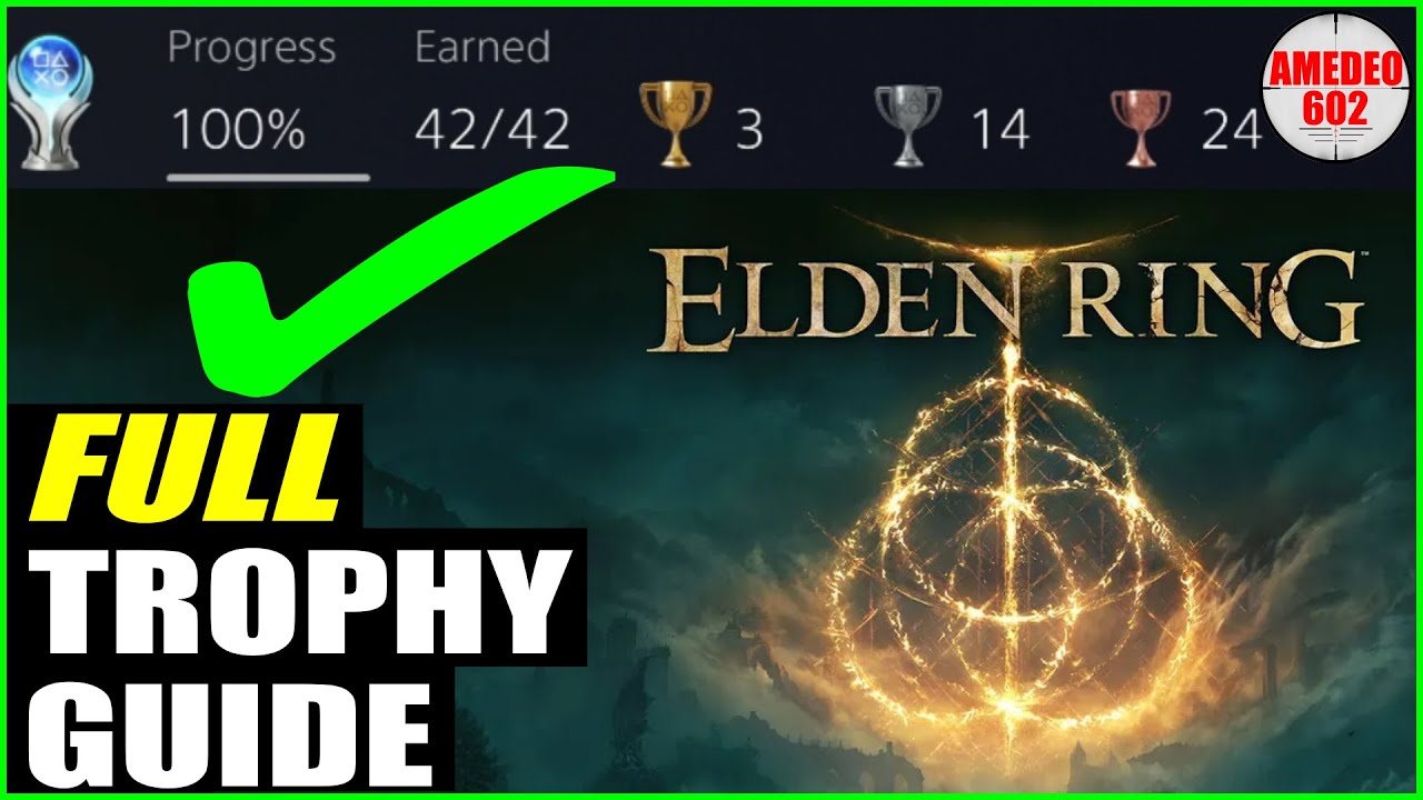 Elden Ring Complete Platinum Trophy Guide (Достижения Elden Ring)