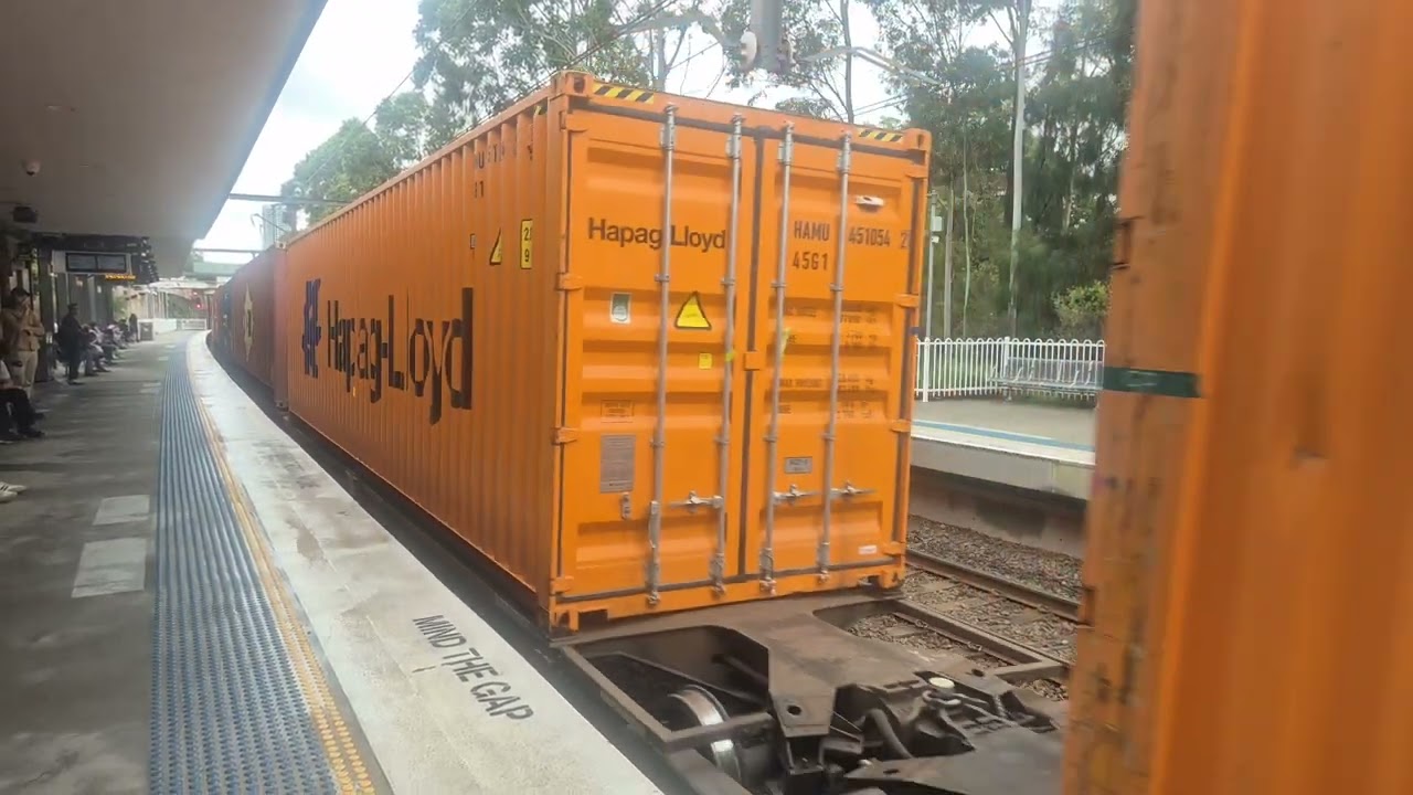 NR 9     71     going    thru     Meadowbank     Station     in   March    2025