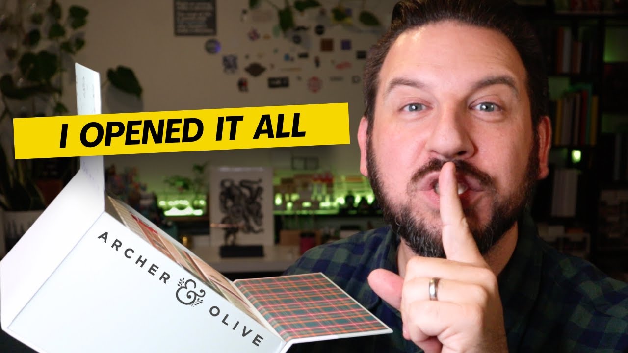 Put Me On The Naughty List 😈 Opening the FULL Archer and Olive Advent Box