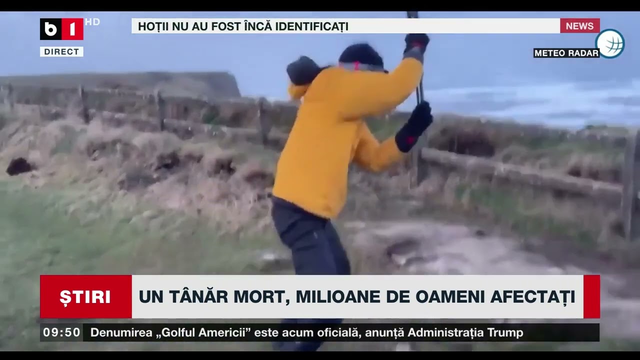 IRLANDA - FURTUNA EOWIN A FĂCUT RAVAGII_Știri B1TV_26 ian. 2025