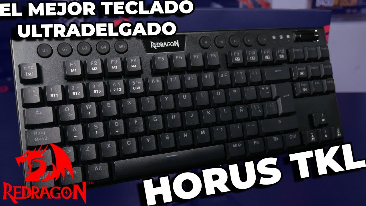 El MEJOR Teclado GAMING TKL del MERCADO 2025! Redragon HORUS TKL