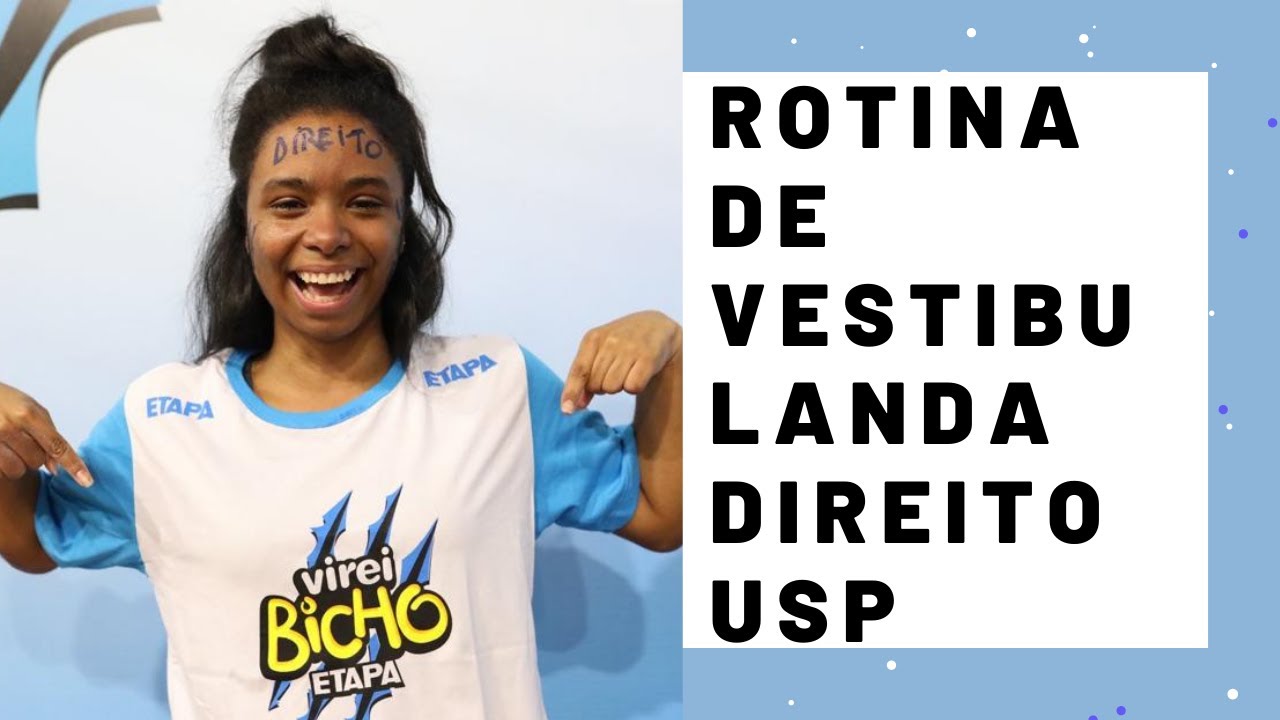 DIREITO USP | ROTINA E DICAS DE ESTUDO NO VESTIBULAR (COMO PASSEI NA FUVEST)
