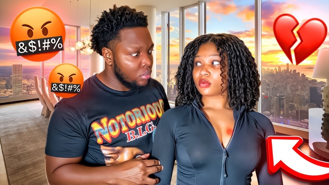 HICKEY PRANK ON HUSBAND!!! (UNEXPECTED REACTION) 😱