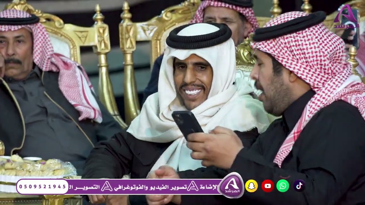 رباعية 👏🏻👏🏻صالح النشيرا✖️فواز السعيدي✖️منيف المنقرة ✖️ محمد العلوني ( ٢٦ / ٧ / ١٤٤٧ هـ ) حفلة الوجه 